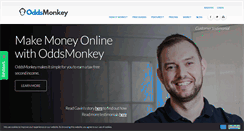 Desktop Screenshot of oddsmonkey.com